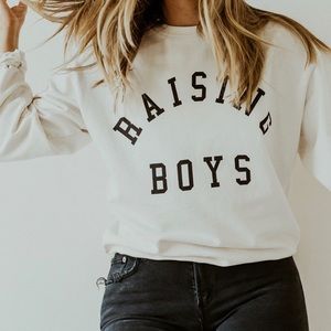 Ford & Wyatt “Raising Boys” Crew Neck Sweatshirt